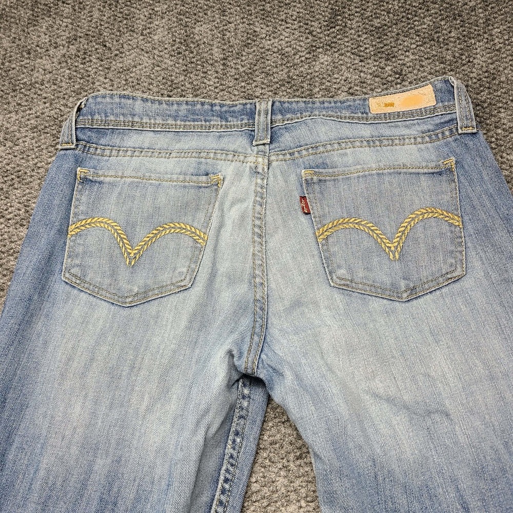 Vintage Levi's Jeans Womens 9 M Demi Curve Batman Tag Straight Leg Stone Wash - Picture 14 of 16